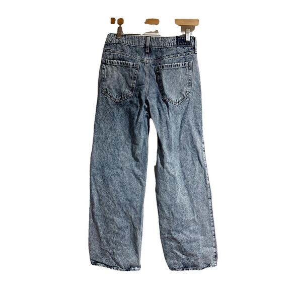 Hollister Low-Rise Baggy Jeans Blue Denim W26 Regular Size Y2K - Picture 5 of 5
